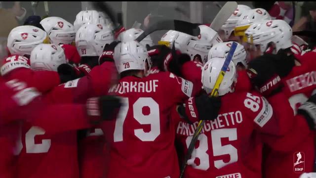 Hockey, championnats du monde: la Suisse déroche sa place en finale face au Canada