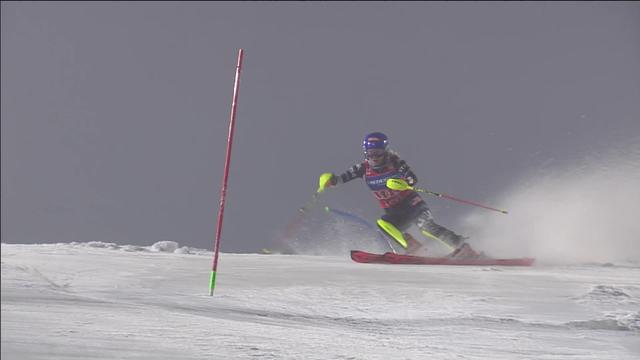 Levi (FIN), slalom dames, 2e manche: Mikaela Shiffrin (USA) signe sa 98e victoire en Coupe du monde