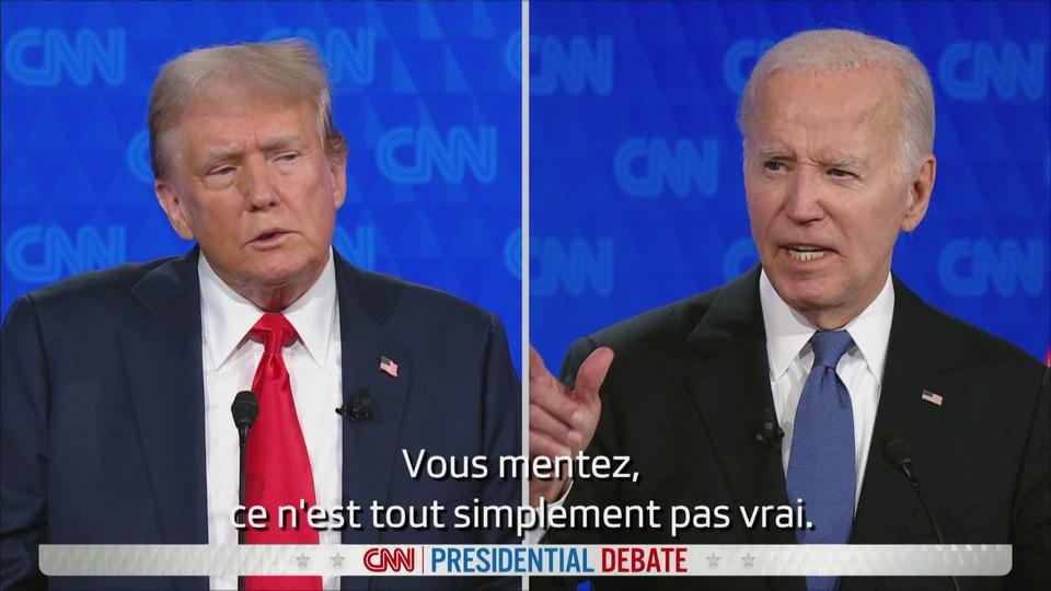 Les moments forts du premier débat présidentiel en Joe Biden et Donald Trump