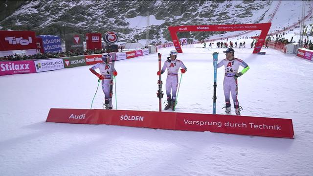 Sölden (AUT), géant messieurs, 2e manche: Steen Olsen (NOR) décroche sa deuxième victoire en carrière