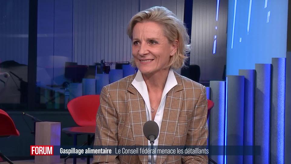 Le Conseil fédéral réprimande le commerce de détails sur le gaspillage alimentaire: interview de Simone de Montmollin