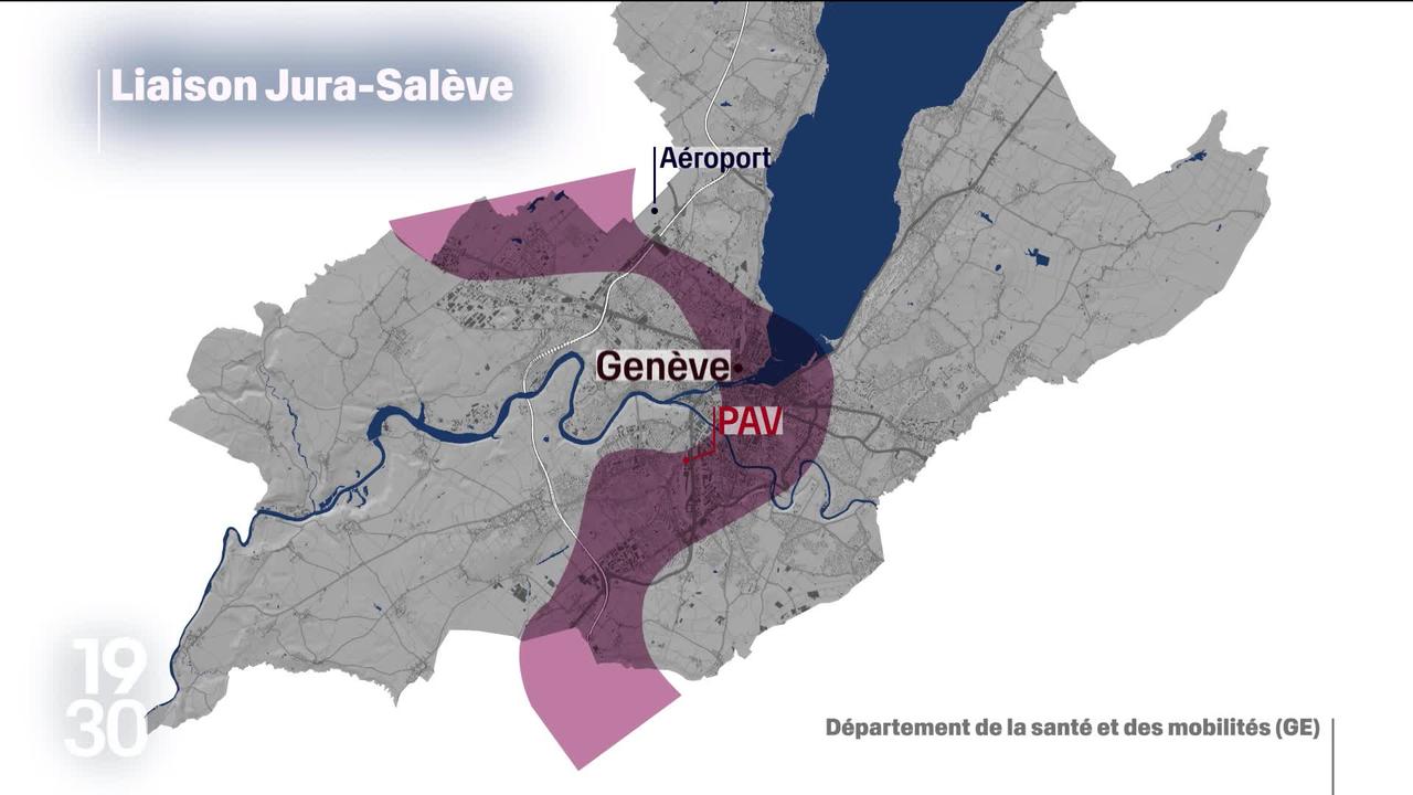 Le canton de Genève présente un projet de métro entre le Jura et le Salève