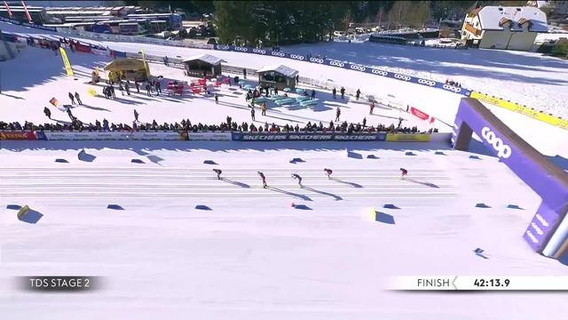 Tour de ski, étape 2, 15 km mass start dames: Diggins (USA) règle ses adversaires au sprint