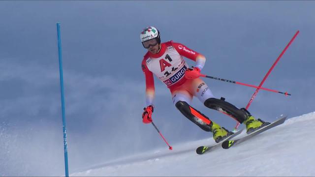 Gurgl (AUT), slalom messieurs, 2e manche: Daniel Yule (SUI) remonte en deuxième manche et conclut à la 13e place