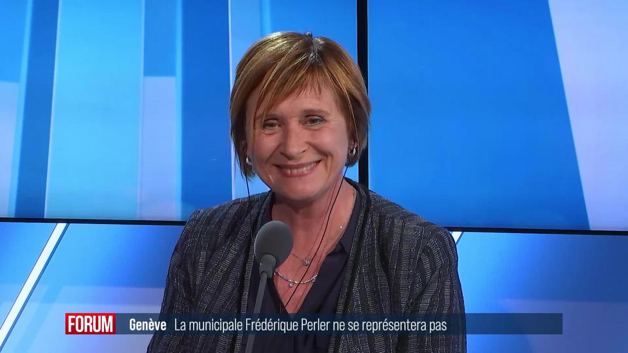 Frédérique Perler, conseillère administrative en Ville de Genève, ne se représentera pas: son interview