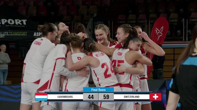 Luxembourg (LUX), Luxembourg-Suisse (44-59) : les Suissesses signent un gros match et se relancent dans la course à la qualification