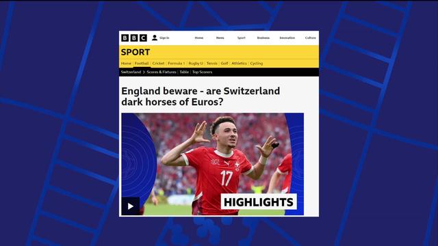 La Suisse affrontera l'Angleterre en quarts de finales, mais que pense les partisans des Three Lions à propos de la Nati