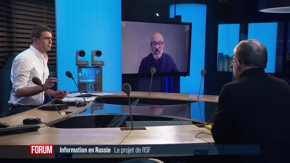 Continuer d'informer les Russes, le défi de Reporters Sans Frontières: interview de Denis Masmejan