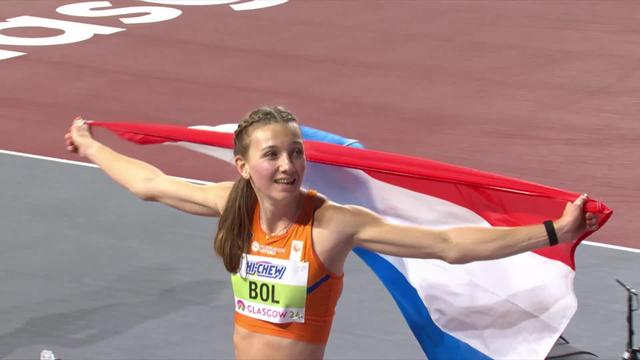 Glasgow (GBR), 400m dames, finale: Femke Bol (NED) bate son propre record du monde indoor en 49’’18