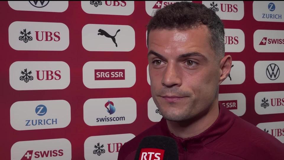 Suisse – Italie (2-0): l’interview de Xhaka par Olivier Dominik