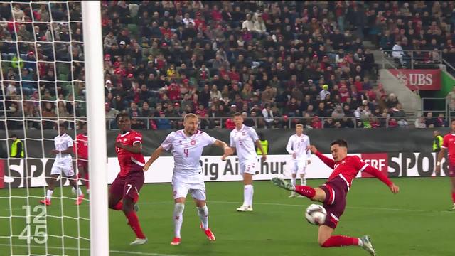 L'équipe de Suisse de football a fait match nul 2-2 contre Danemark dans le cadre de la Ligue des Nations