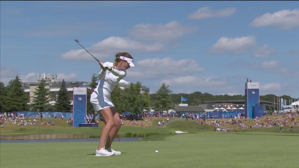 2e tour, dames: Morgane Métraux (SUI) termine la journée avec un total de -8 sous le par