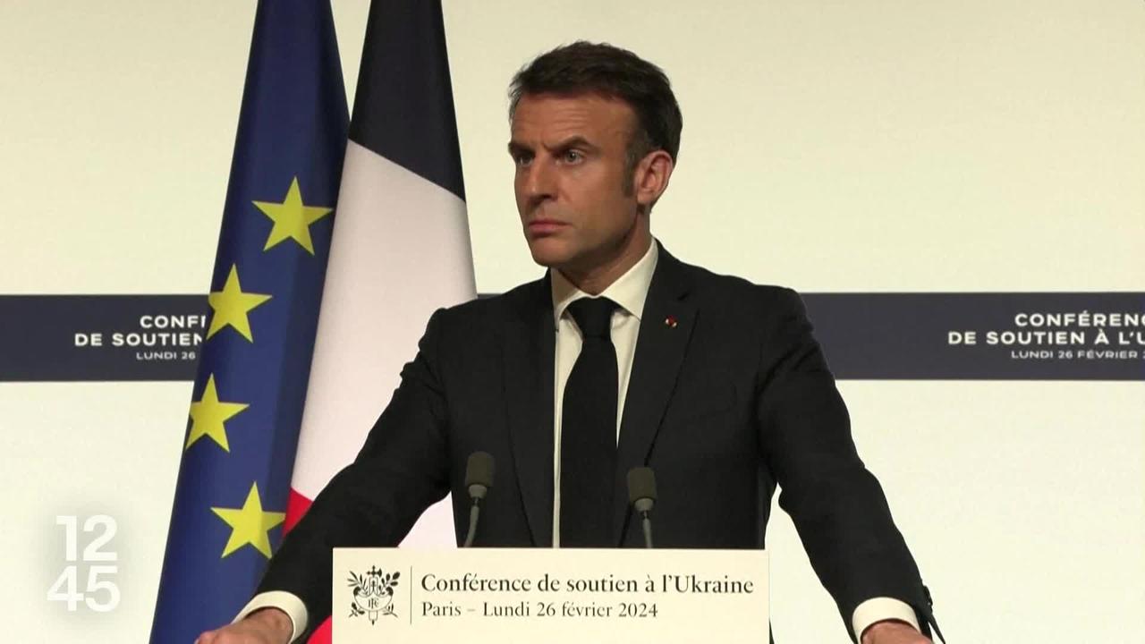 L’envoi de troupes occidentales au sol en Ukraine ne doit pas "être exclu" affirme Emmanuel Macron