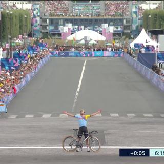 Course en ligne, messieurs: Rien ne peut empêcher R. Evenepoel de décrocher la médaille d'or et ainsi réaliser le doublé en cyclisme sur route