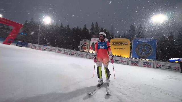 Levi (FIN), slalom dames, 1re manche: Janine Maechler (SUI) pas qualifiée pour la seconde manche