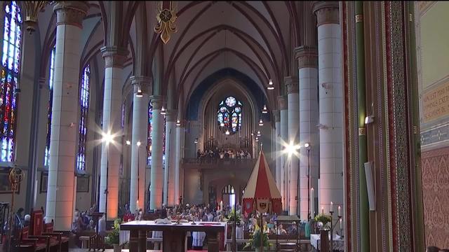 Messe de Pentecôte en direct et en Eurovision de la basilique Saint-Lambert (NL)