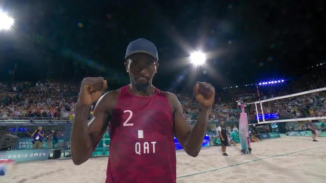 1-4 finale, Qatar - États-Unis (21-14; 21-16): les Qataris éliminent les Américains en 2 sets