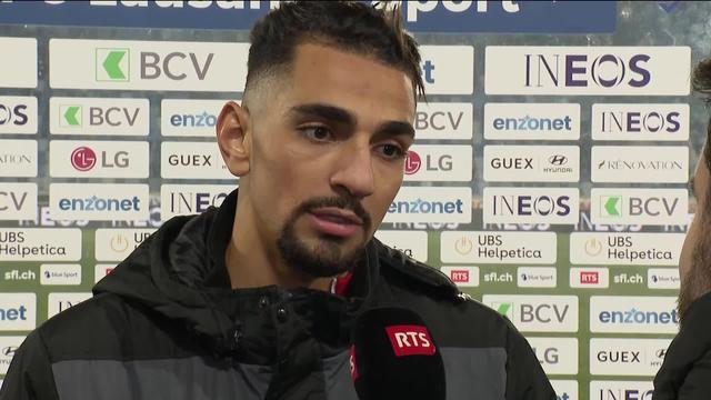 15e journée, Lausanne-Sport – Sion (1-0) : interview d’Ilyas Chouaref après la rencontre