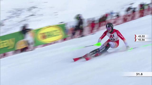 Gurgl (AUT), slalom messieurs, 1re manche: meilleur Suisse de la manche, Tanguy Nef (SUI) pointe à la 9e place