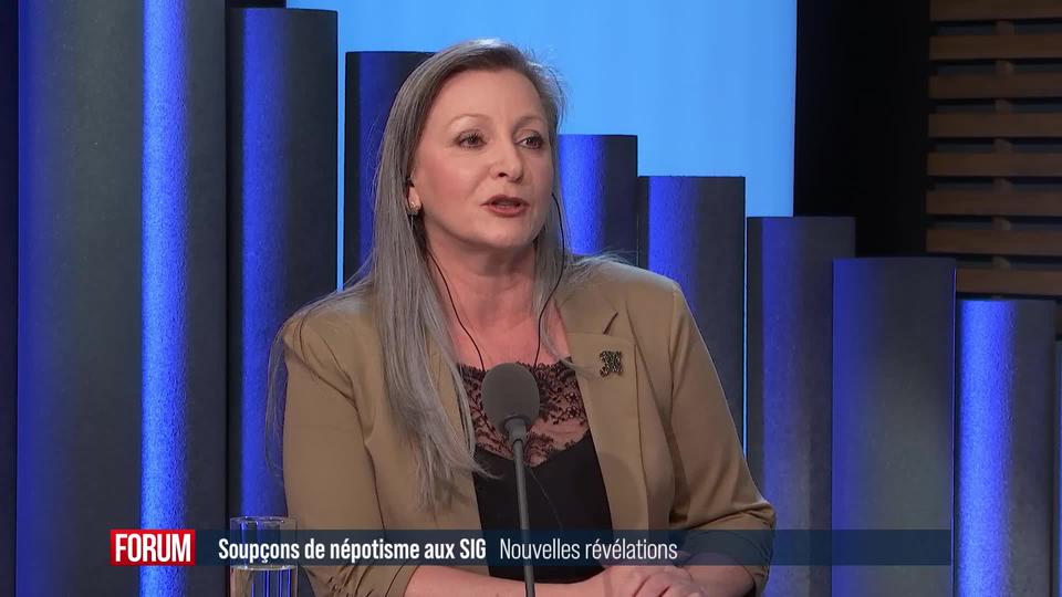 De nouvelles révélation sur les soupçons de népotisme au SIG : interview de Nuria Gorrite