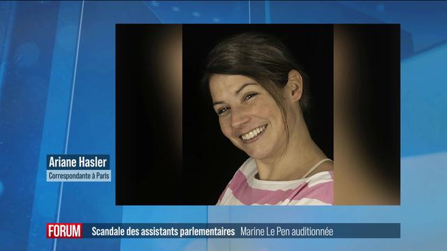 Marine Le Pen a été auditionnée pour ‘‘détournement de fonds’’ en faveur d’assistants européens fictifs (vidéo)