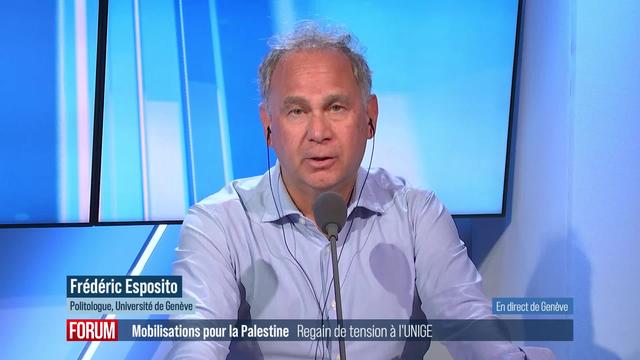 Un conseil scientifique créé à l'UNIGE en réponse à l'occupation du campus: interview de Frédéric Esposito