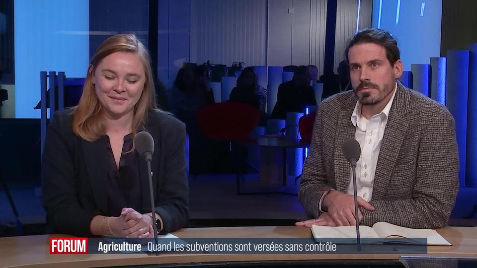 Vaud gérerait mal les subventions agricoles attribuées: débat entre Valérie Dittli et Martin Pidoux (vidéo)