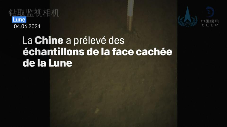 La Chine a prélevé des échantillons de la face cachée de la Lune