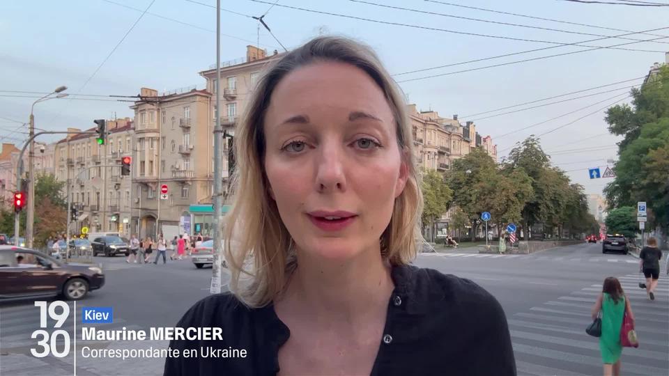 Maurine Mercier, correspondante de la RTS en Ukraine, fait le point sur les bombardements massifs de la Russie qui touchent les terres ukrainiennes depuis 48 heures