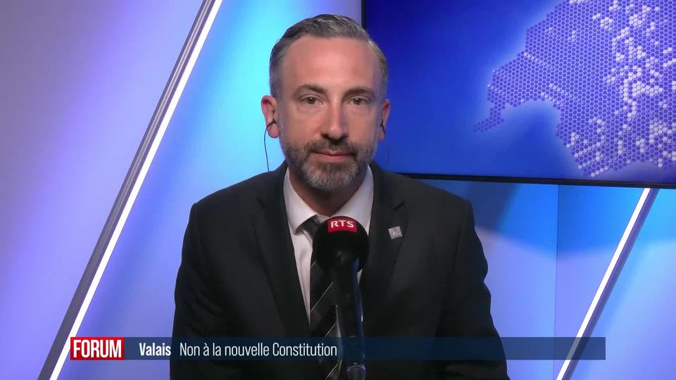 En Valais, le projet de nouvelle Constitution a été rejeté: interview de Frédéric Favre et Kamy May