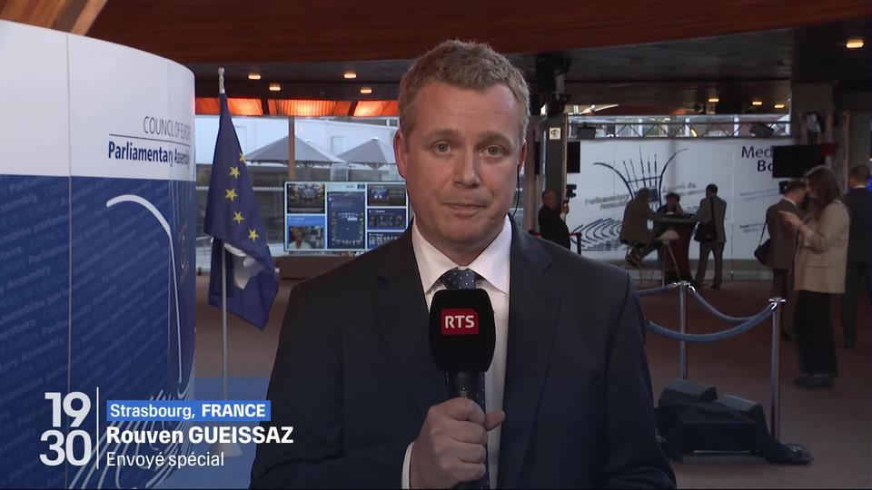 Alain Berset a été élu mardi au poste de secrétaire général du Conseil de l'Europe. Les précisions de Rouven Gueissaz, envoyé spécial en France