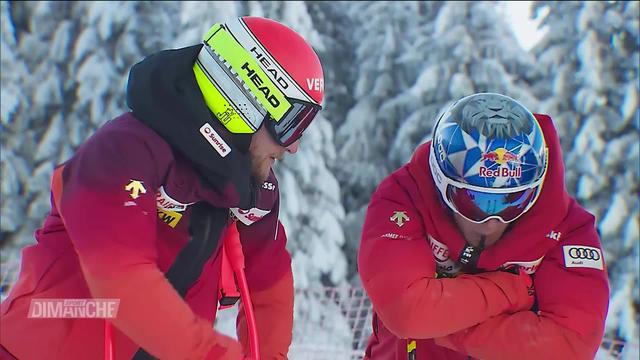 Ski alpin, descente de Wengen: une amitié sincère entre Marco Odermatt et Justin Murisier