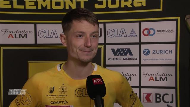 1-4 de finale, Delémont - Servette FC (0-2): Martin François à l'interview