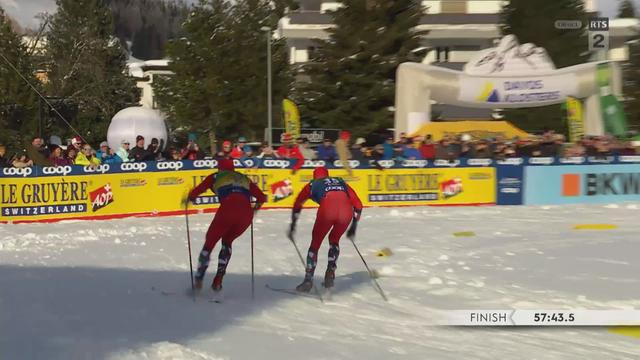 Tour de Ski: triplé norvégien sur le 20 km poursuite de Davos. Le St-Gallois Beda Klee à la 6e place