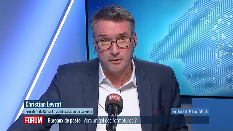 Le Parlement pourrait geler la suppression des bureaux de poste: interview de Christian Levrat (vidéo)