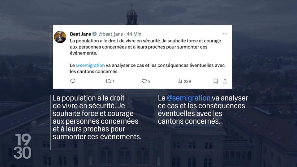 Les réactions des politiques se sont multipliées après la prise d'otages à Essert-sous-Champvent (VD)