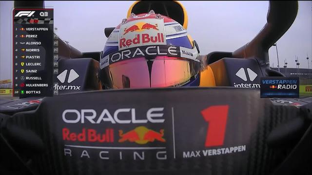 GP de Chine (#5), Q3: Max Verstappen (NED) décroche une nouvelle pole position