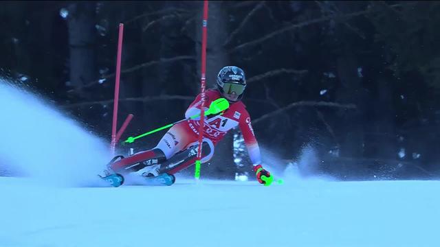 Semmering (AUT), slalom dames, 1re manche: Camille Rast (SUI) assure l’essentiel en première manche