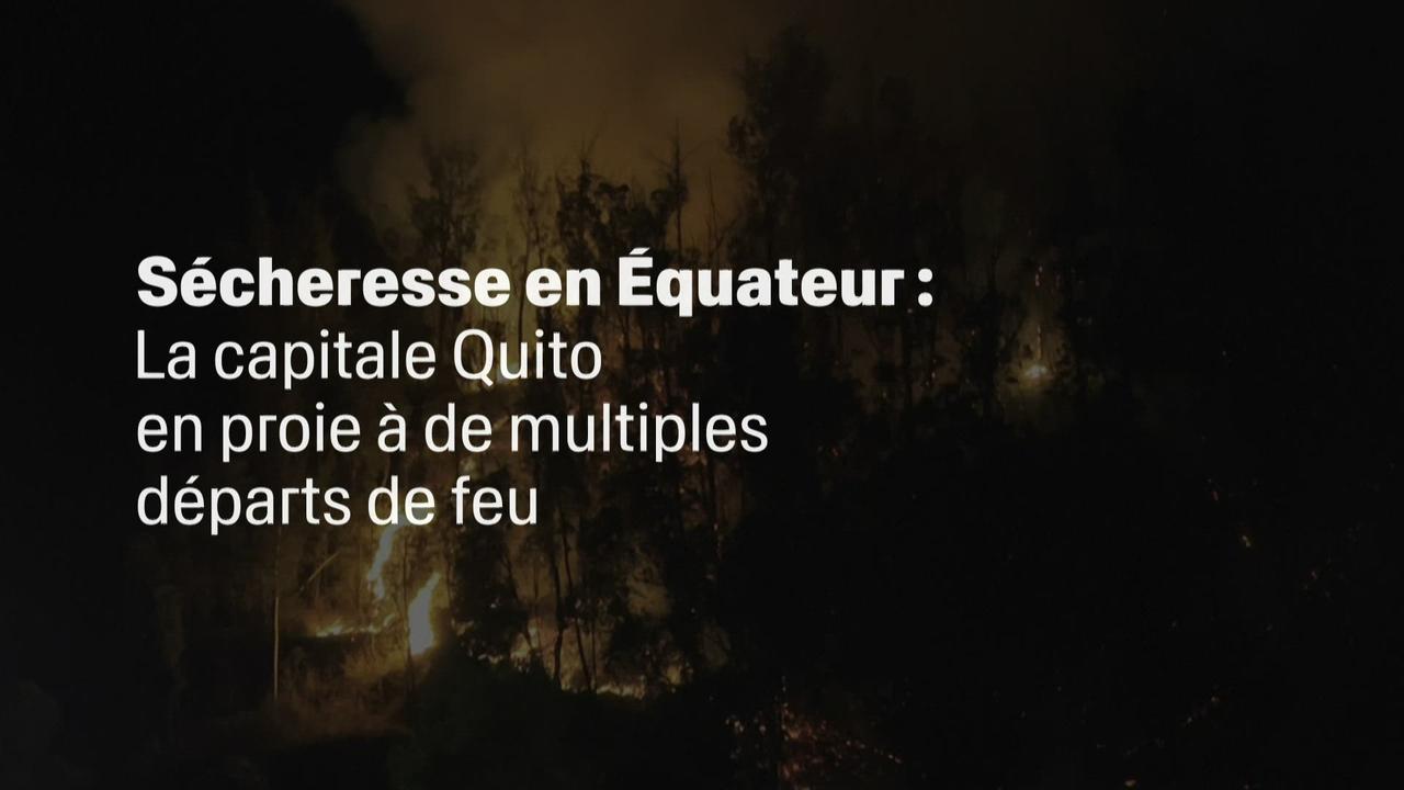 Incendie Equateur