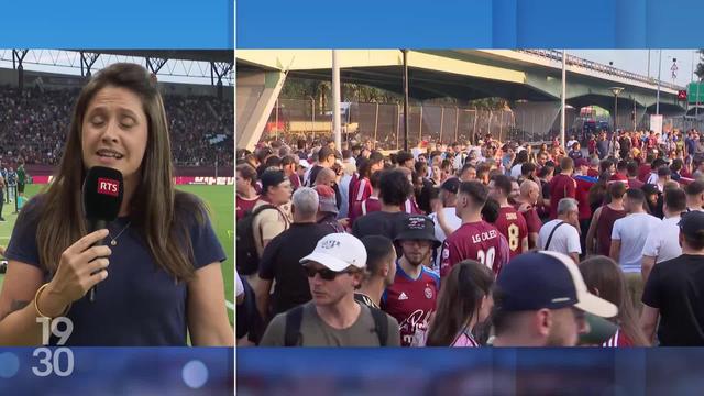 Servette reçoit les stars de Chelsea pour une place en Conference League. L'ambiance au Stade de Genève avec Elodie Crausaz