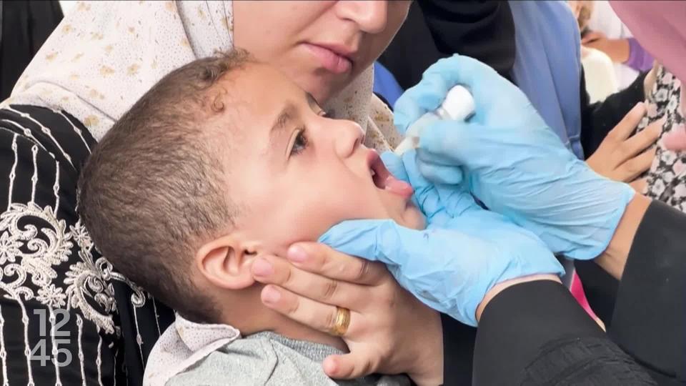 La première phase de la campagne anti-polio à Gaza est un succès. L'OMS ambitionne de vacciner 90% des jeunes