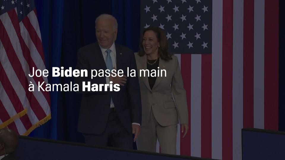 Joe Biden passe la main à Kamala Harris