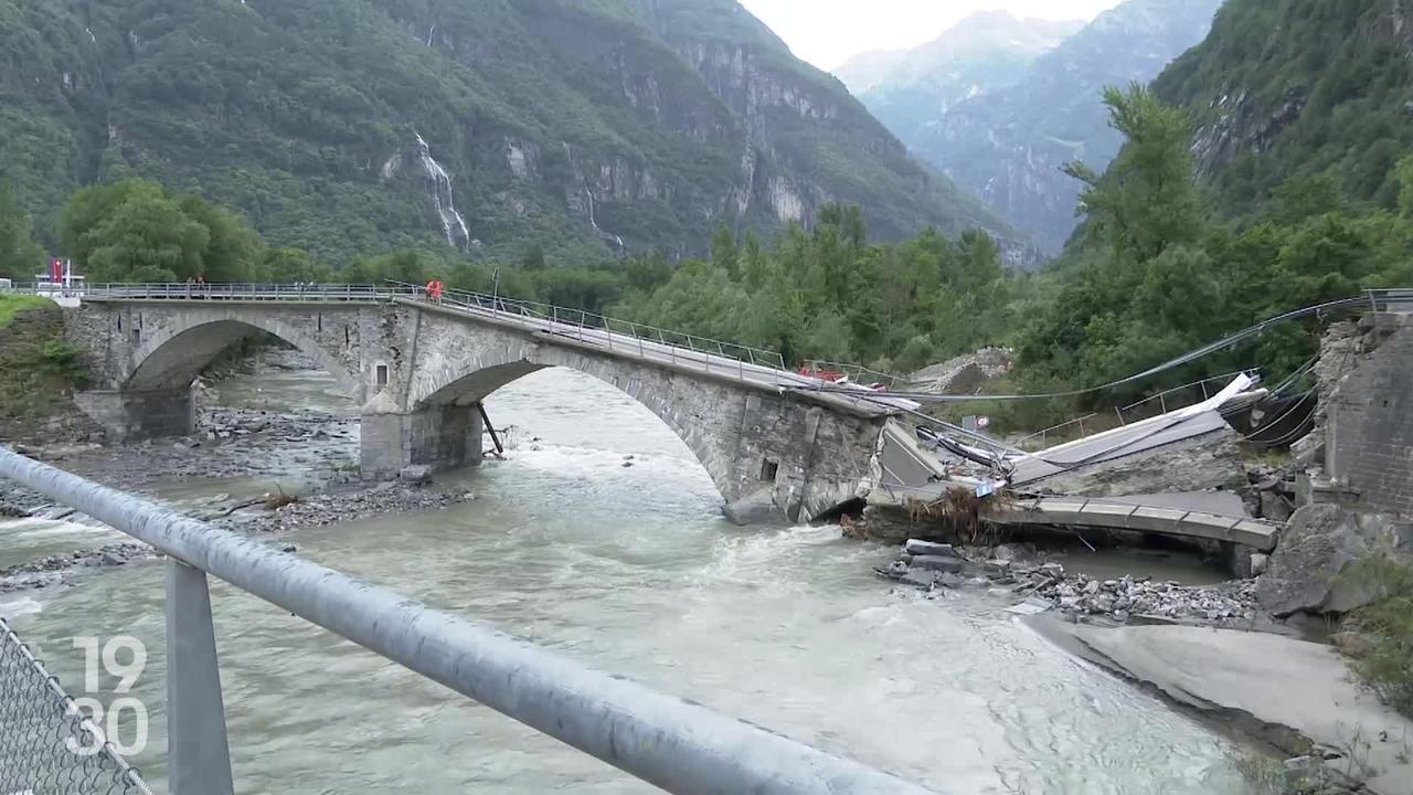 Privé d'eau et d'électricité à cause des inondations, le Val Maggia est coupé du monde