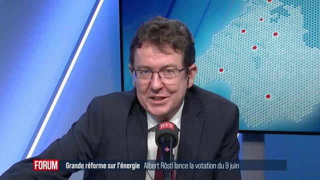 Début de la campagne en faveur de la réforme de l’énergie: interview d’Albert Rösti