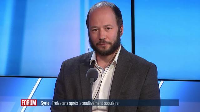 13 ans après le soulèvement populaire en Syrie: interview de Jérôme Drevon