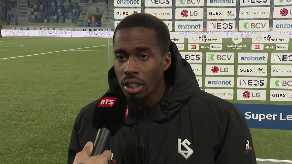 15e journée, Lausanne-Sport – Sion (1-0) : interview de Teddy Okou après la rencontre