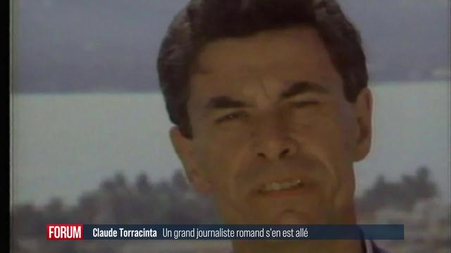 Décès de Claude Torracinta, un grand nom du journalisme romand