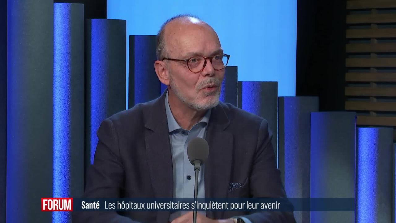 Les hôpitaux universitaires suisses sous forte pression financière: interview d’Antoine Geissbühler