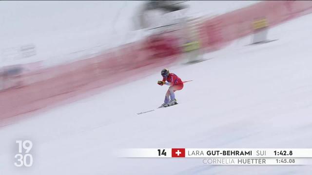 Ski alpin : 7e de la dernière descente de la saison, Lara Gut-Behrami s'est fait souffler le globe de la spécialité