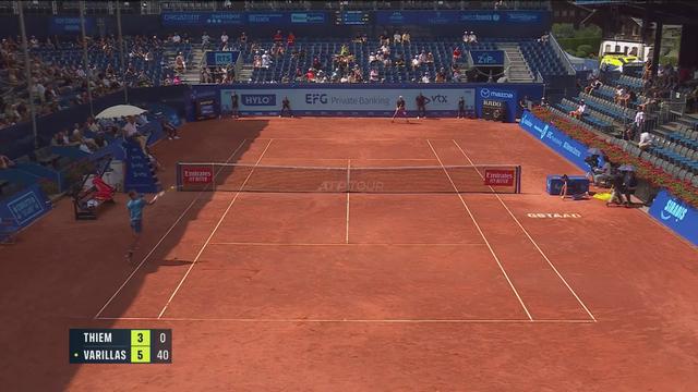 Tennis, ATP Gstaad, 1er tour: Dominic Thiem (AUT) battu 6-3 5-7 7-6 par Juan Pablo Varillas (PER)